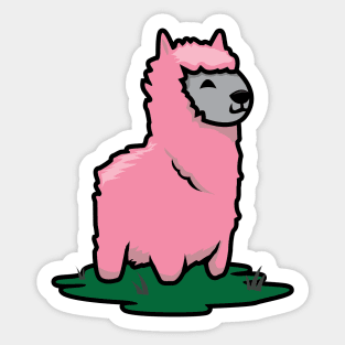 Alpaca - Pink Sticker